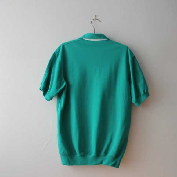 Vintage Turquoise Polo Shirt - Picture 9 of 9